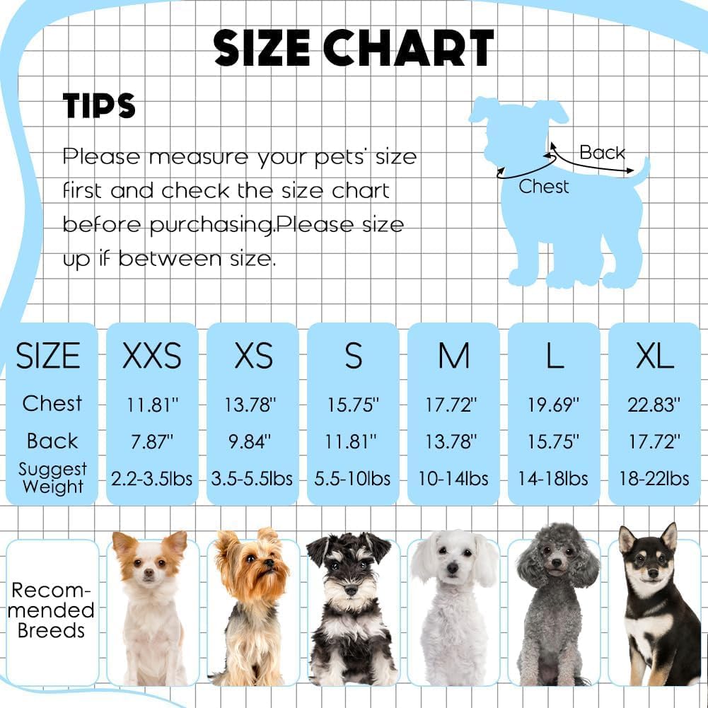 3 Pack Dog Sweaters for Small Dogs Girl Boy Winter Fleece Clothes Warm Soft Dog Sweatshirt Outfit for Dogs Cats Pet Apparel (Navy Blue+Grey+Light Blue, Small)